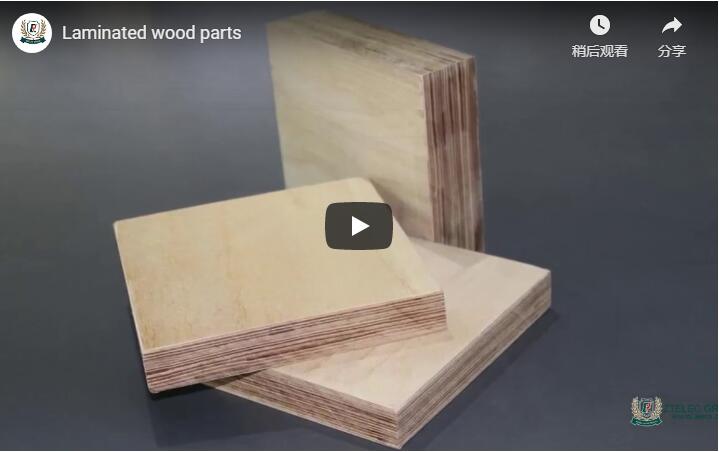 Laminated wood parts